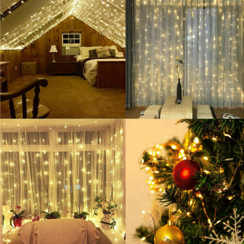 300 LED USB String Light Remote Control Home Party Wedding Curtain Fairy Lights