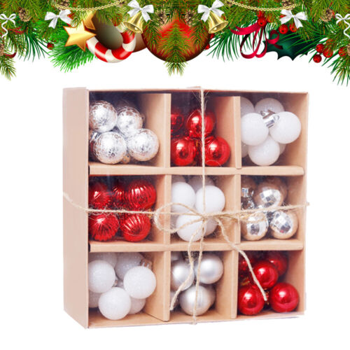 99Pcs Christmas Balls Tree Hanging Pendant Home Party Decor New Year Decoration