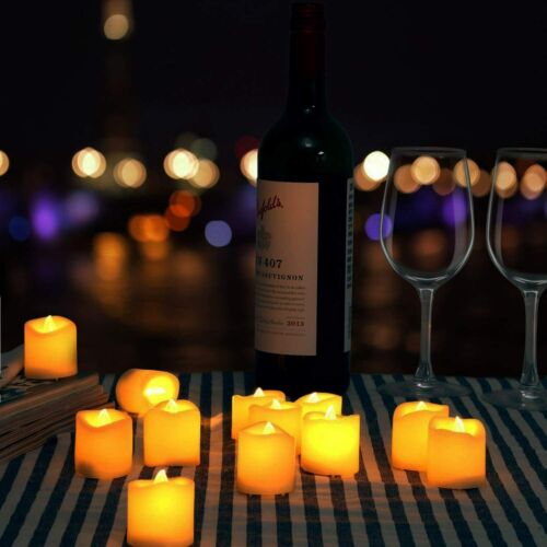 Flameless LED Votive Candles Battery Operated Flickering LED Tea light Candle