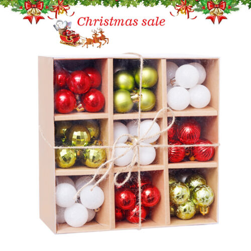 99Pcs Christmas Balls Tree Hanging Pendant Home Party Decor New Year Decoration