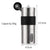 Manual Coffee Grinder Stainless Steel Ceramic Burr Portable Hand Crank Grinder