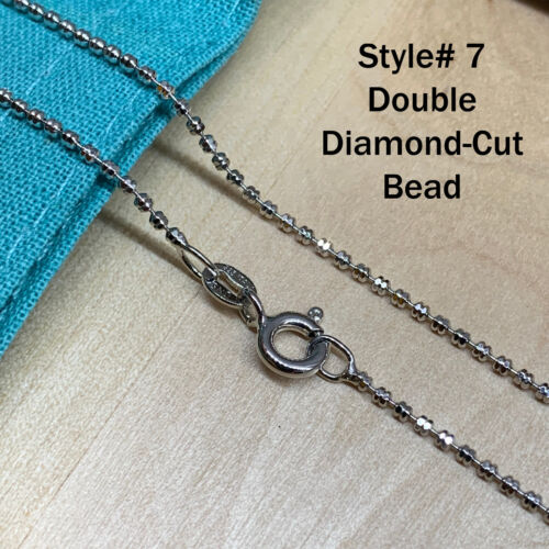 Unique Jewelry SOLID 925 Sterling Silver Chain Necklace