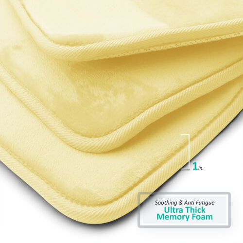 Luxurious Absorbent Soft Memory Foam Bath Mat Bathroom Shower Rug