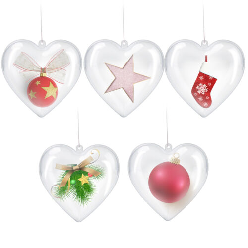 8cm Christmas Clear Balls Ornament Party