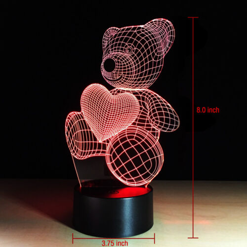 LED Light  Valentines Gift For Her -Love Birthday Teddy Bear