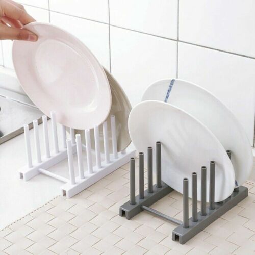 Kitchen Dish Bowl Plate Drying Utensils Rack Organizer Drainer Holder Storage