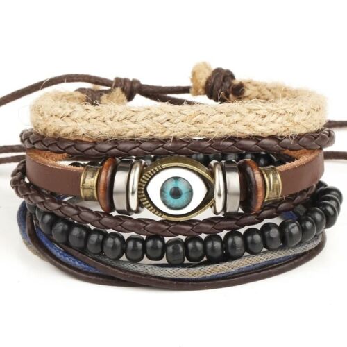 Multilayer Bracelet Eye Eyeball Adjustable Bracelet Jewelry