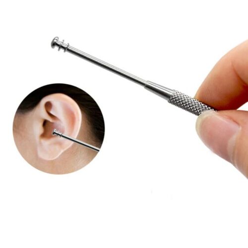 Double-ended Stainless Steel Spiral Ear Pick Spoon Ear Wax Removal Tool