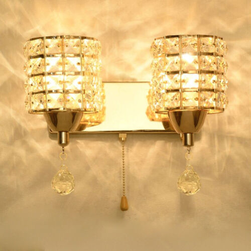 Luxury Crystal Wall Light Modern E27 Home Wall Sconce Lighting Fixture