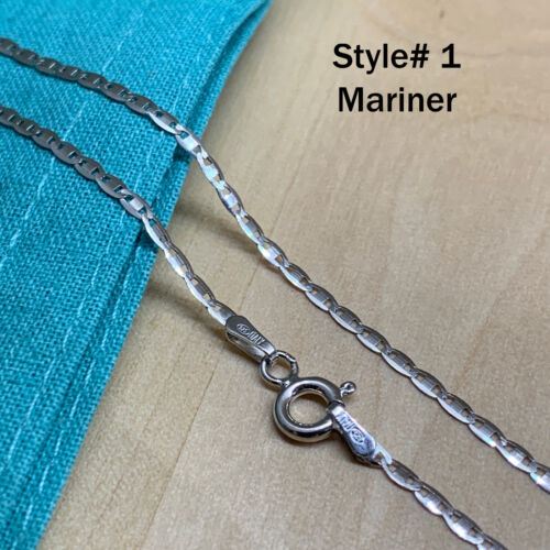 Unique Jewelry SOLID 925 Sterling Silver Chain Necklace