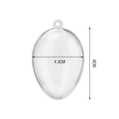 8cm Christmas Clear Balls Ornament Party