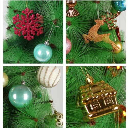 Christmas Glitter Ball Ornaments Xmas Tree Ball Hanging Party Decor