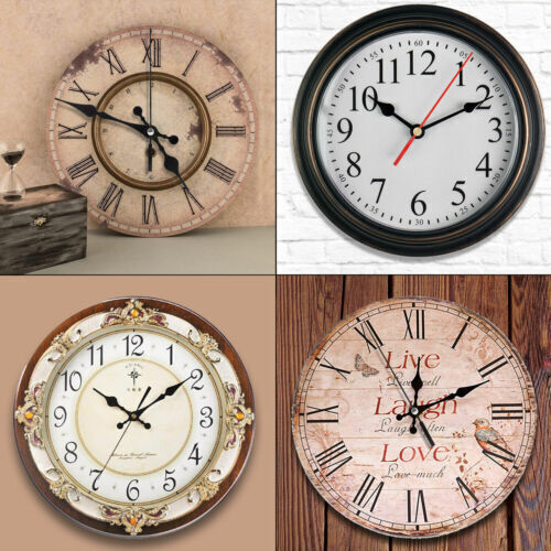 3D Large Wall Clock Mirror Surface Modern DIY Sticker