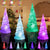 2Pcs 7 Color Changing Christmas Tree LED Night Light Table Lamp