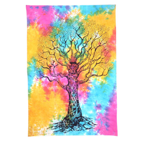 Tapestry Poster Hanging Tree of Life Decor Cotton Hippie Ethnic Art