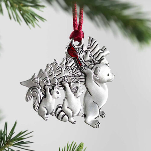 Christmas Ornament Santa Claus Xmas Tree Hanging Metal Pendants