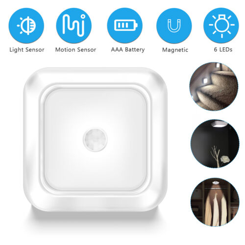 LED Motion Sensor Lights Wireless Night Light Battery Cabinet