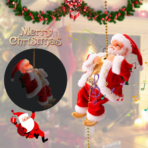 Rope Climbing Santa Claus Musical Toys