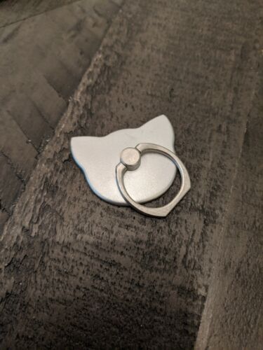 Cat Desgin Finger Ring Mobile Phone Smartphone Stand Holder socket
